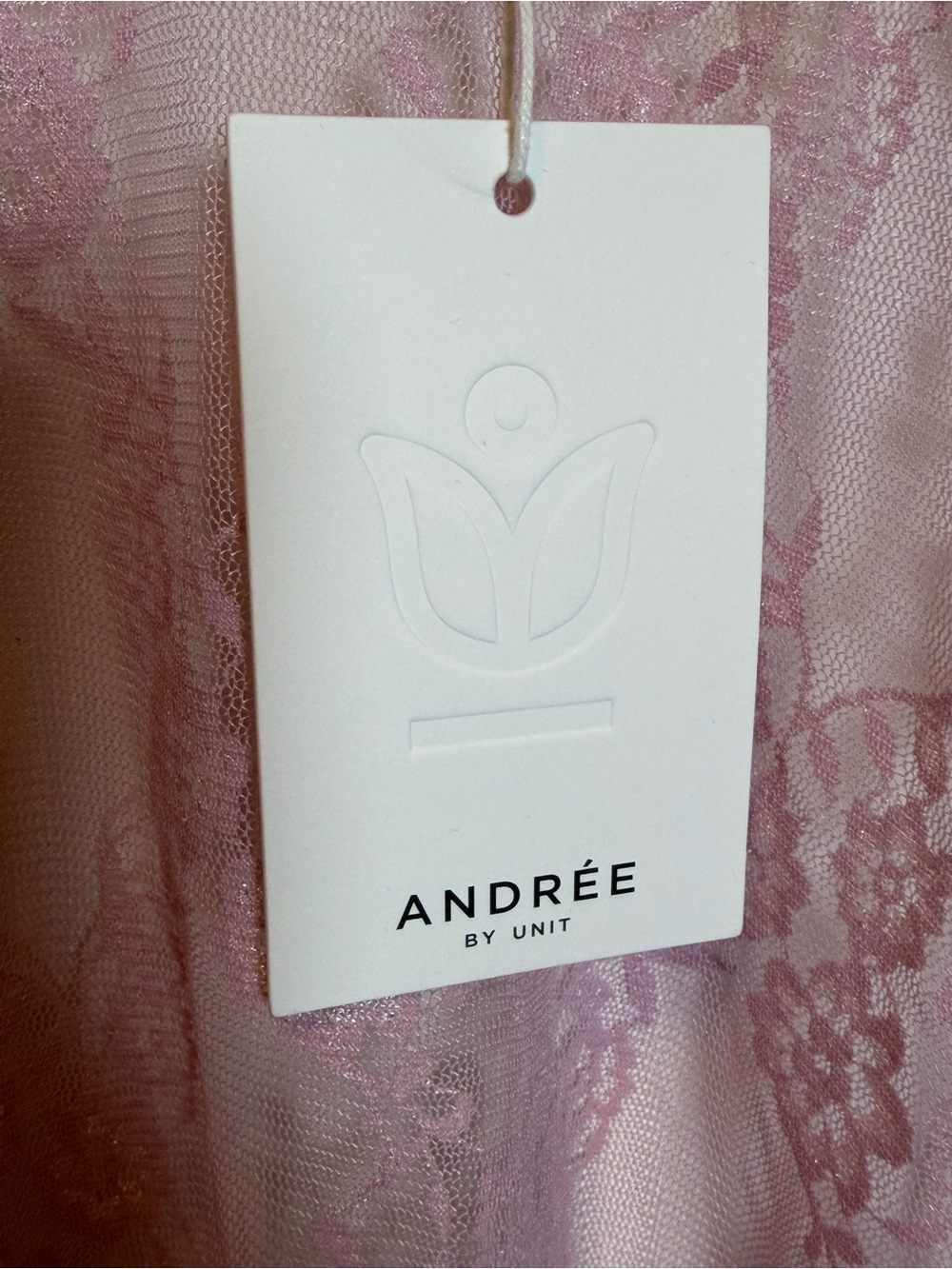 NWT Andrée by Unit Dusty Rose Lace Open Front Kimono Cardigan XL Boho Layering - Picture 4 of 8
